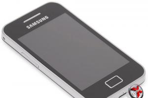 Samsung Galaxy Ace S5830: specifications, description, reviews